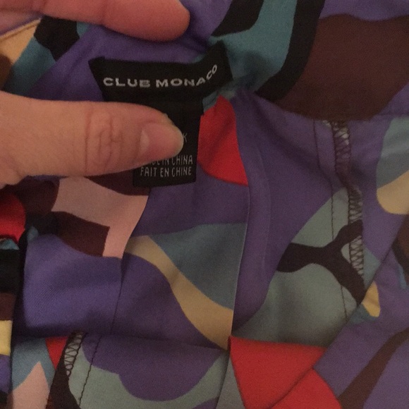 Silk CLUB MONOCO Pleated skirt - Picture 2 of 3